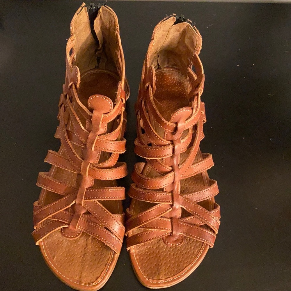 Leather sandals